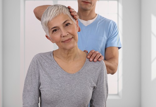 back adjustment with chiropractic